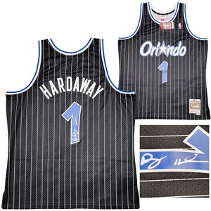 MAGIC ANFERNEE HARDAWAY AUTO BLACK AUTHENTIC M&N 1994-95 JERSEY XL PSA/DNA - Picture 1 of 10