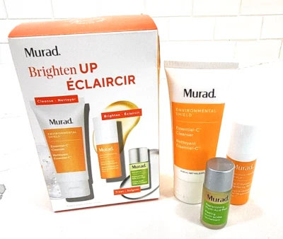 NUEVO Murad Brighten UP ECLAIR 3 PIEZAS Juego de Cuidado Facial de la Piel Nuevo en Caja Foto 1 de 2