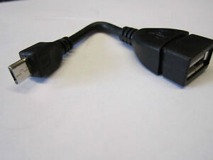 USB A Female to MICRO B Male Converter OTG Adaptor Lead Cord Cable 4 Asus Nexus 
