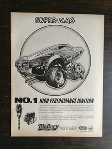 Vintage 1972 Mallory Ignition Full Page Original Ad 1022 - Picture 1 of 1