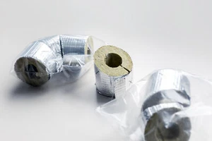 Lana de roca curva 90° alu-laminado 3 partes - Imagen 1 de 50
