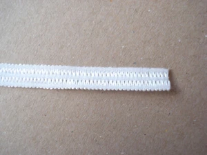 Elastique couture blanc plat 6mm vendu au mètre linéaire masque caoutchouc - Imagen 1 de 5