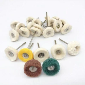 50 Pcs Dentistry Odontologia Polishing Brush Wheel Rotary Tools 2.35 mm HP Shank - Picture 1 of 16