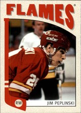 2004-05 ITG Franchises Canadian Calgary Flames Hockey Card #8 Jim Peplinski