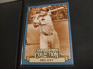 1996 Kenner Starting Lineup Cooperstown Collection Card #10 Mel Ott -NY Giants-