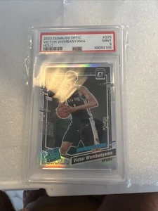 VICTOR WEMBANYAMA 2023-24 Donruss Optic RATED ROOKIE HOLO PSA 9 #225 RC Spurs - Picture 1 of 2