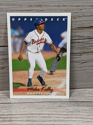 Mike Kelly 1993 Upper Deck   #756  Atlanta Braves - Image 1 of 2