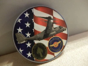 Moneda Desafío Militar USSOCOM PEO FW (ENCONTRAR~ INFILTRARSE~ ACABADO) - Imagen 1 de 5