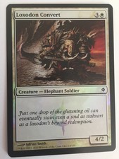 MTG Magic The Gathering - Loxodon Convert - FOIL - New Phyrexia - LP