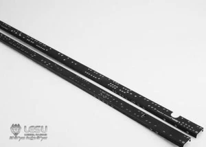 LESU CNC Metal Chassis Rail for 1/14 Model RC  8*8 Hydraulic Dumper Truck - Picture 1 of 4