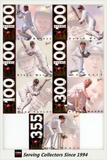 1998/99 Select Cricket Retail Trading Cards Record Breaker Full Set Of 7-Rare