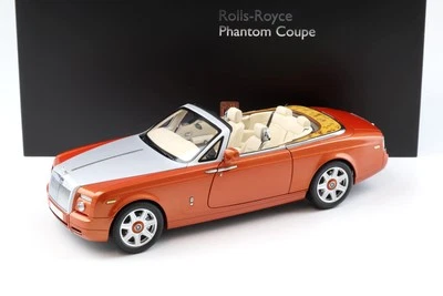 1:18 Kyosho Rolls Royce Phantom Drophead Coupe Arancione Metallico KS08871P - Immagine 1 di 4