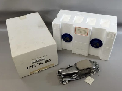 Completo Franklin Mint Precision 1933 Duesenberg SJ Twenty Grand con maletero Foto 1 de 4