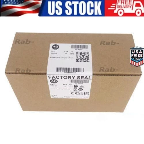 New Allen Bradley 2085-IF4 Micro800 4 Point Analog Input Module US Free Tax - Image 1 of 4