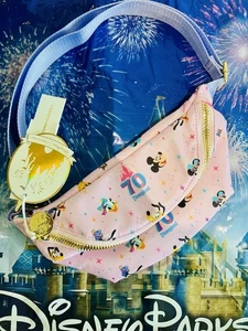 Stoney Clove Lane Disney 70th Anniversary Pink Classic Fanny Pack In Hand NWT - Picture 1 of 2