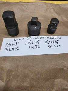 SNAP-ON TOOLS Impact Socket Adapters 1/2 3/4 & 1" Drive GLA72-GLA12-IM52 - Picture 1 of 11