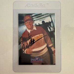 1991 Pro Line #181 Marty Shottenheimer Hand Autograph - Picture 1 of 2