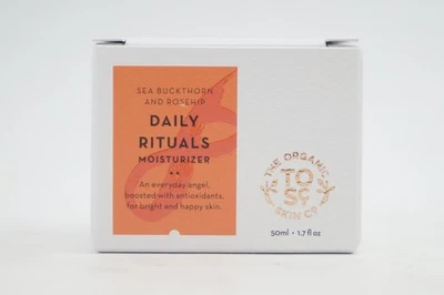 Nueva crema hidratante The Organic Skin Co Rosehip Sea Buckthorn Daily Rituals 1,7 oz Foto 1 de 4