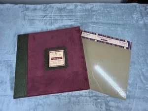 Portafolia Gifted Memories 12" x 12" Burgunder Wildleder Sammelalbum Album mit Papierpackung - Bild 1 von 10