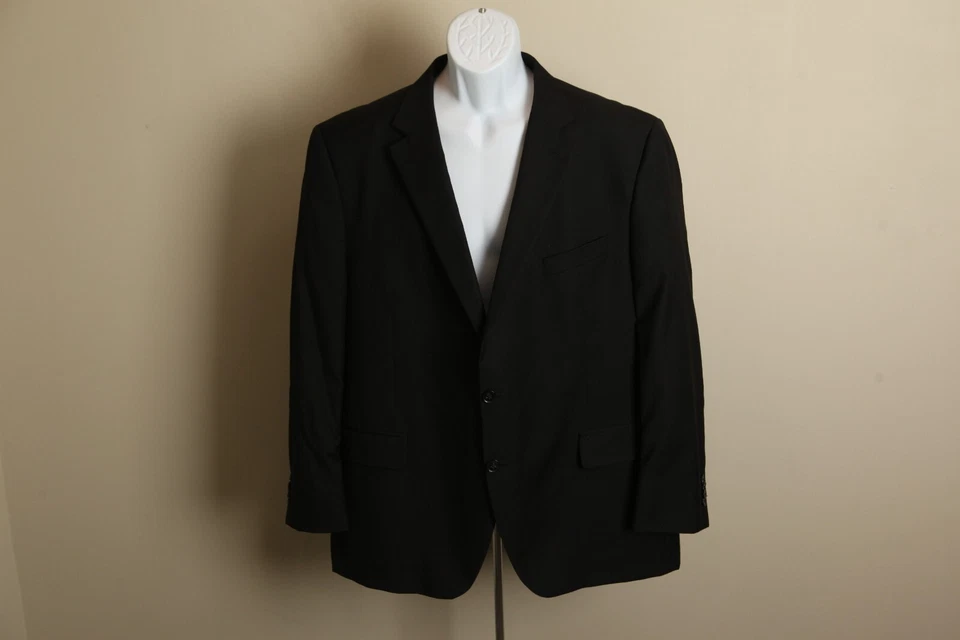 Peter Millar Hombre Negro Jet 100% Lana Blazer Traje Chaqueta 48R Usado en Excelente Condición Foto 1 de 4