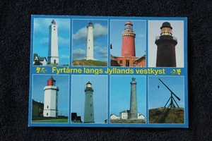 Postcard Dänemark Denmark Jütland Jylland Leuchtturm lighthouse phare farol pc - Bild 1 von 1