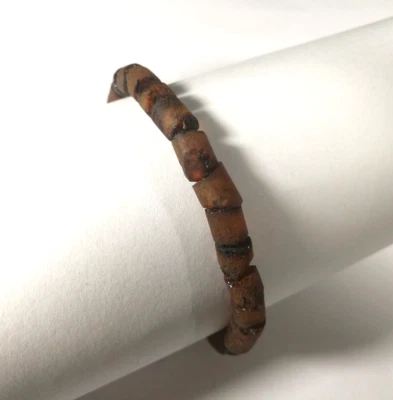 Natural Baltic Amber bracelet genuine honey/yellow unpolished stretch 6.4 grams Foto 1 de 4