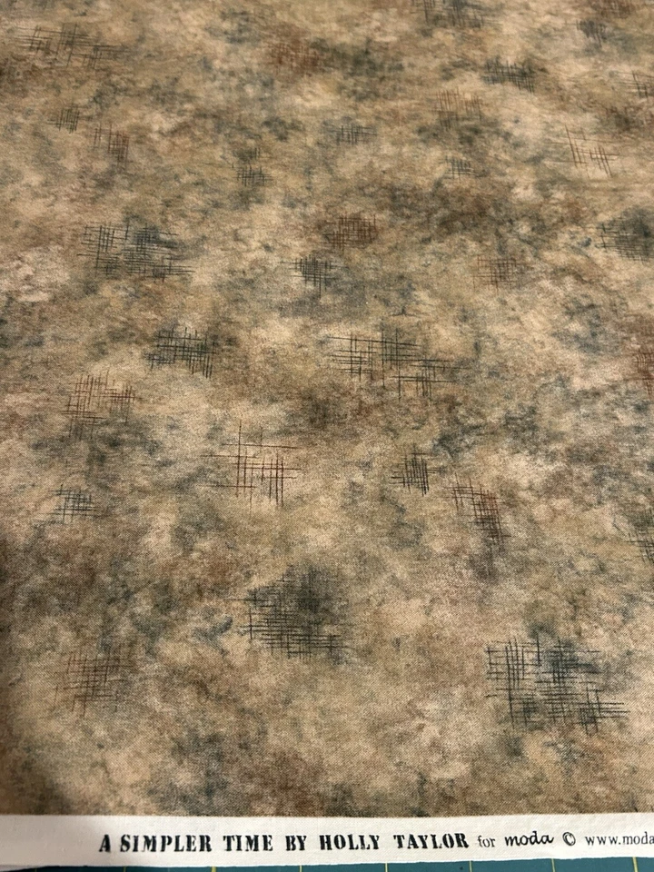 A Simpler Time Holly Taylor for Moda Fabric Faux Print BTY Quilting Sewing #6396 - Image 1 of 3