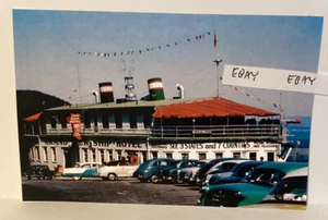 EMBARCO TEMPRANO HOTEL GRAN PUNTO DE VISTA RARO COCHES AÑOS 50 LINCOLN HIGHWAY NUEVA POSTAL - Imagen 1 de 1
