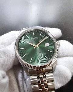 TISSOT Ballade Quartz 40MM Green Dial Men's Watch T156.410.11.091.00 - Picture 1 of 2