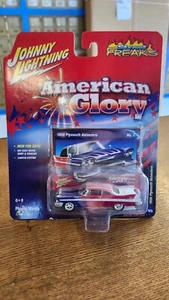 Johnny Lightning Street Freaks American Glory 1958 Plymouth Belvedere en rojo - Imagen 1 de 3