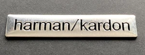 HARMAN KARDON Speaker Replacement Brushed Aluminum Badge Logo BMW Maserati VOLVO - Picture 1 of 3