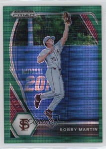 2021 Panini Prizm Draft Picks Green Pulsar Robby Martin Jr #PDP198