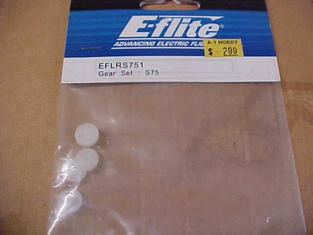 E-FLITE EFLRS751 = S75 SERVO GEAR SET - Image 1 of 1