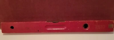 Antique Vtg Port Austin Level And tool. Co Wooden Bubble 24" Double Bubble Level - Image 1 of 4