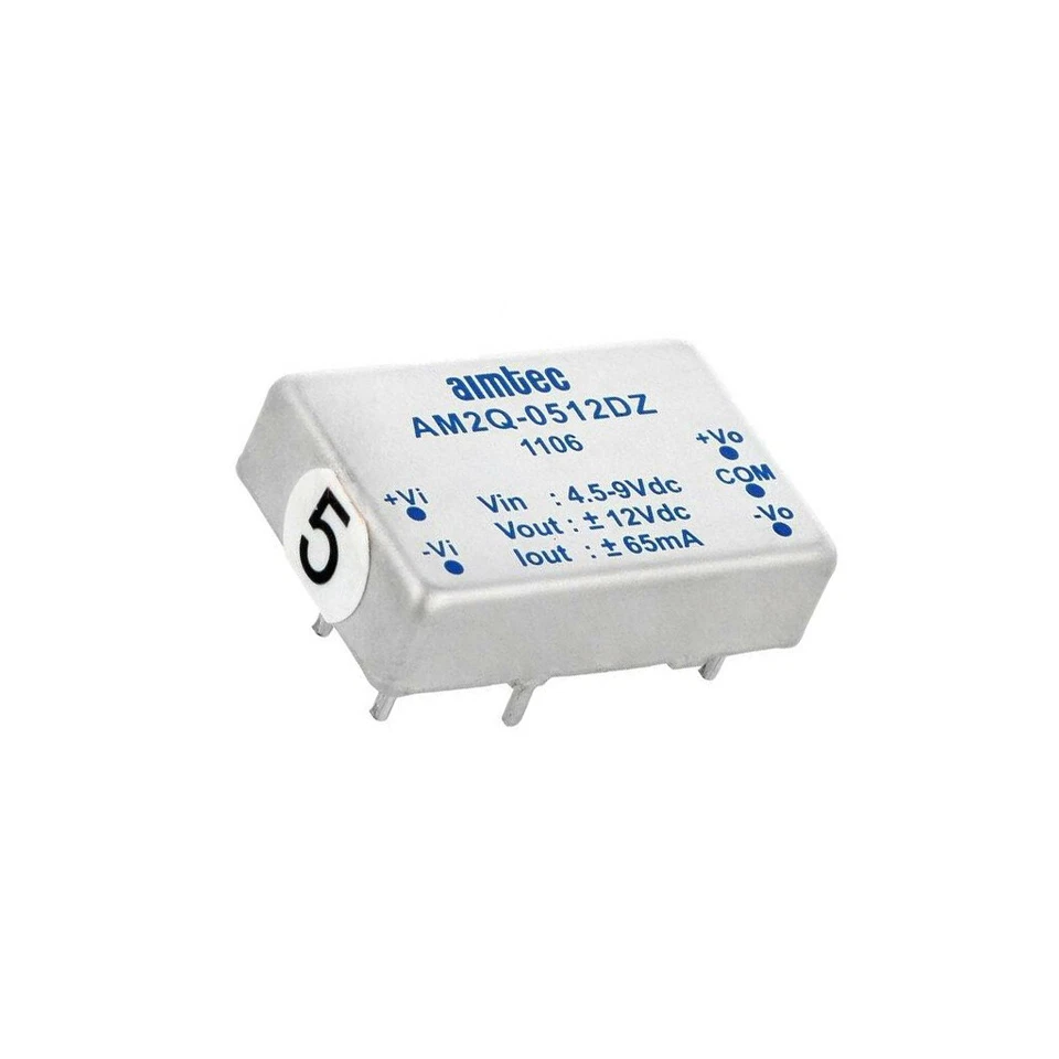 AM2Q-0512DZ Converter: DC/DC 2W UEing: 4.5-9V UAusg: 12VDC UAusg2: -12VDC 10g... - Image 1 of 1