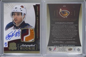 2010 The Cup Gold Rainbow /8 Alexander Burmistrov #171 RPA Rookie Patch Auto RC