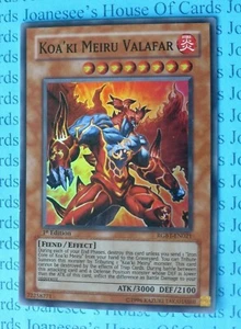 Koa'ki Meiru Valafar RGBT-EN021 Super Rare Yu-Gi-Oh Card 1st Edition New - Picture 1 of 3