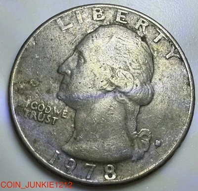 1978 Washington Quarter-FILLED IN RPM/DDO-DDR/LATE STAGE DIE CAP!!MUST SEE!! 🔥 - Image 1 of 2