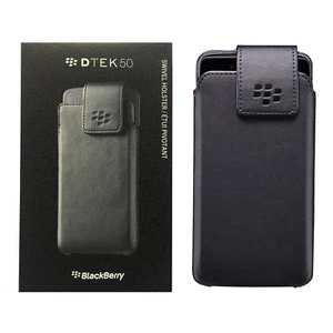 BlackBerry Nappa Leather Belt Clip Swivel Holster Case For BlackBerry DTEK50 - Picture 1 of 6