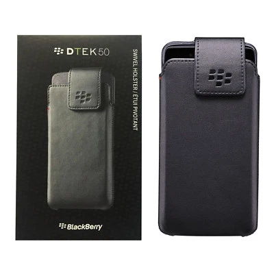 BlackBerry Nappa Leather Belt Clip Swivel Holster Case For BlackBerry DTEK50 - Image 1 of 4