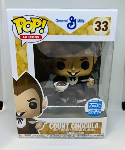 Count Chocula Cereal Bowl Spoon General Mills Exclusive LE Funko Pop Ad Icons 33 Cover