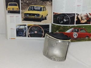 FIAT 128 RALLY 71 / 74 - FANALI ANTERIORE DX BIANCO IN PLASTICA ORIGINALE TRIOM - Imagen 1 de 3
