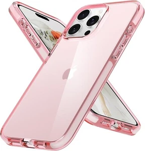 for iPhone 15 Pro Max Case Matte, Frosted Translucent Back Anti-Fingerprint Pink - Picture 1 of 5