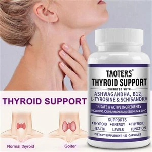 Soporte Tiroideo - Apoya el Metabolismo y la Salud Tiroidea, 120 Cápsulas - Imagen 1 de 9