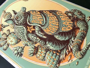 Bioworkz Dave Matthew Band Woodlands Mirri White Lava Foil #/45 Art Print Poster - Picture 1 of 12