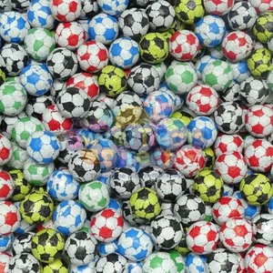 Chocolate Footballs Pick n Mix Sweets Foil Wrap Retro Wedding Party Treat Gifts - Picture 1 of 7