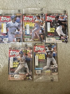 5 - Topps Magazine baseball Issue 92 Griffey Jr. McGwire Thomas W/ Insert Cards - Picture 1 of 6