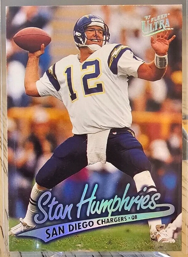 1997 Fleer Ultra Stan Humphries #103 Chargers - Image 1 of 2