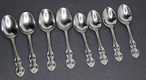 Reed & Barton Select BAROQUE Stainless 18/10 Lot of 8 Spoons - Picture 1 of 5