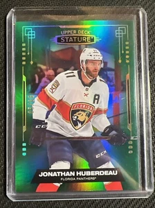 2021-22 Upper Deck Stature Green Photo Variant /66 Jonathan Huberdeau #88 - Picture 1 of 2